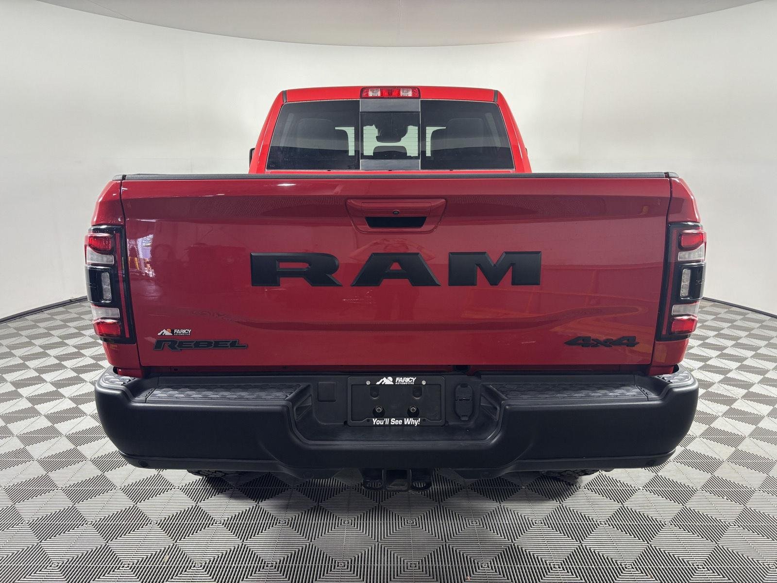 Used 2024 Flame Red Clearcoat Ram Rebel image 4