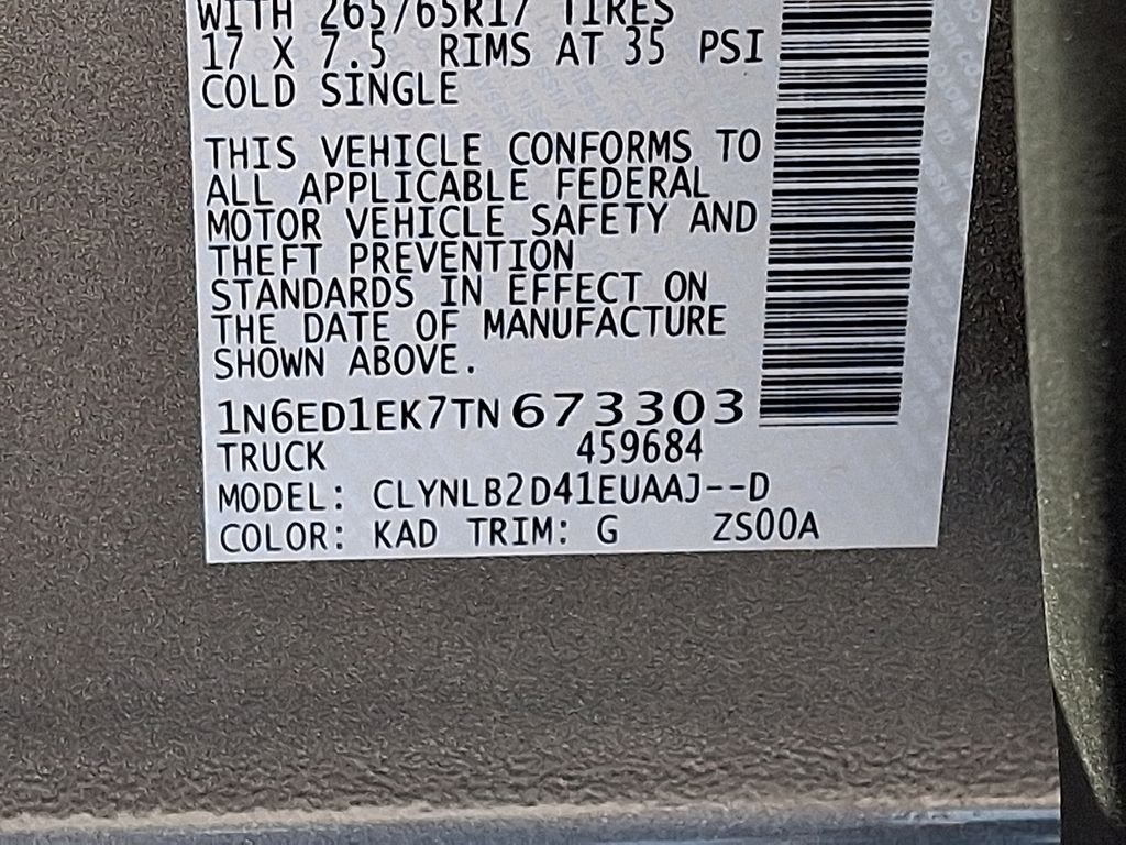 New 2026 Gun Metallic Nissan Crew Cab SV image 18