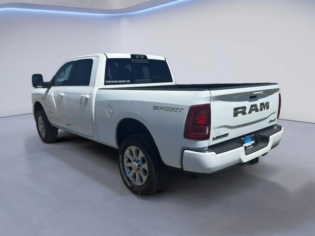 New 2026 Bright White Clear-Coat Exterior Paint RAM Laramie image 3