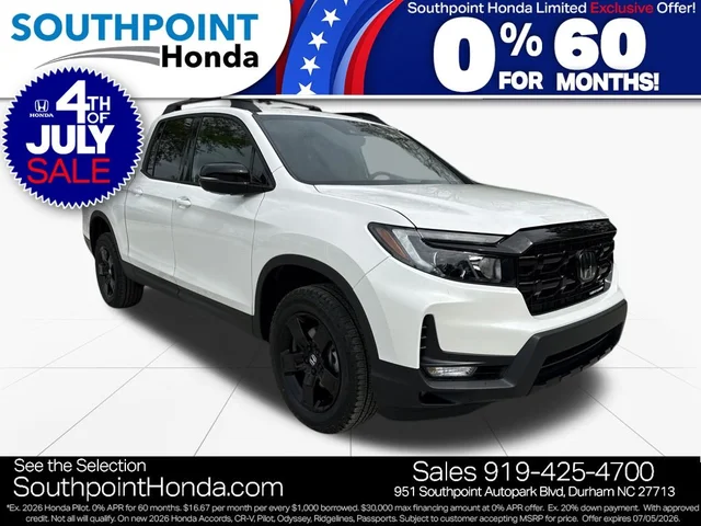 2026 Honda Ridgeline Black Edition