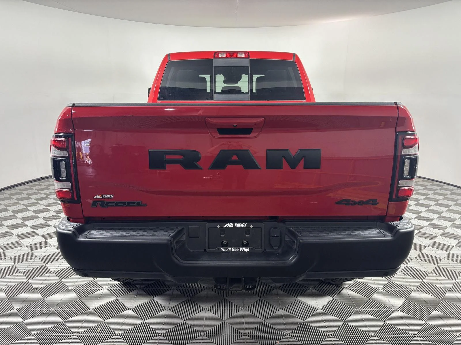 Used 2024 Flame Red Clearcoat Ram Rebel image 4