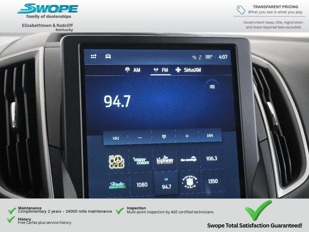 Certified Used 2023 Atlas Blue Ford SEL image 28