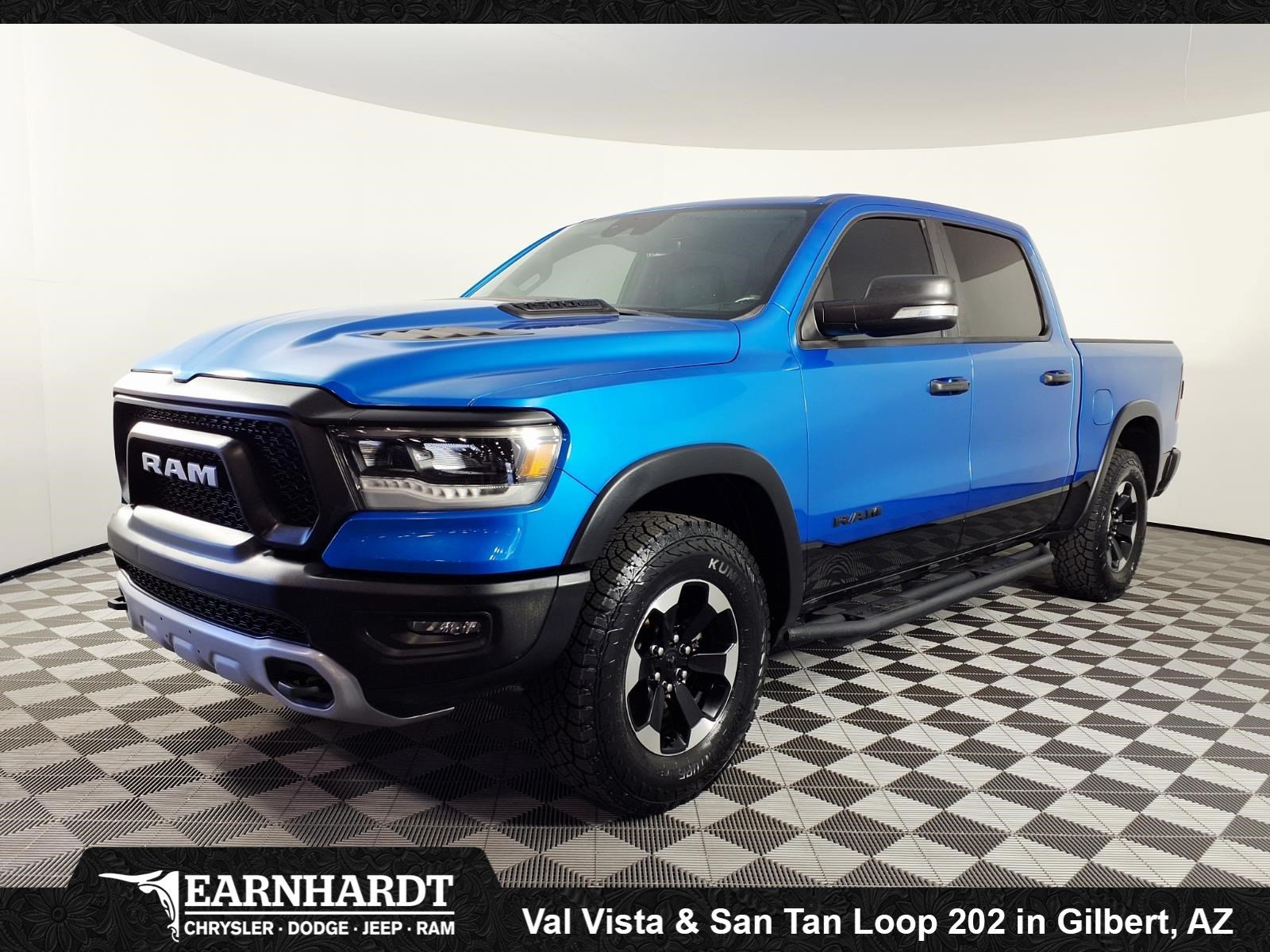 Certified Used 2021 Hydro Blue Pearlcoat Ram Rebel image 1
