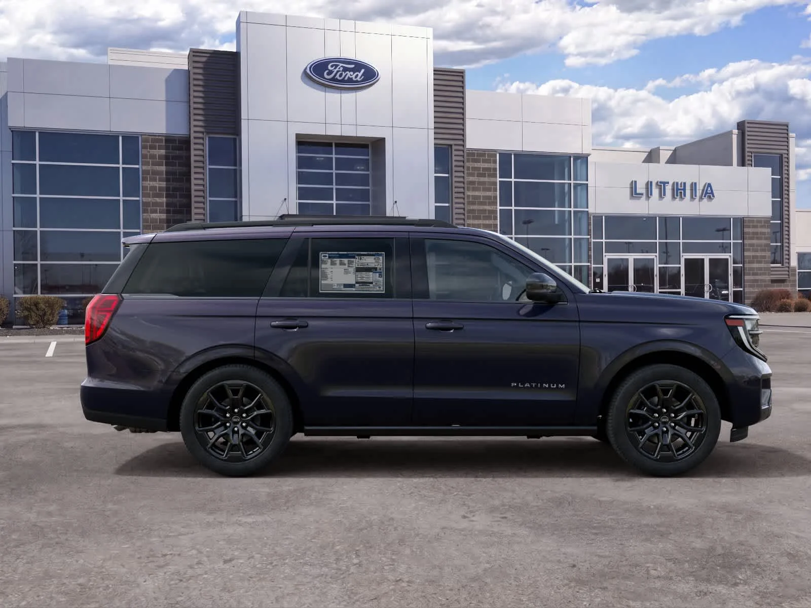 New 2027 Blue Ember Metallic Ford Platinum image 5