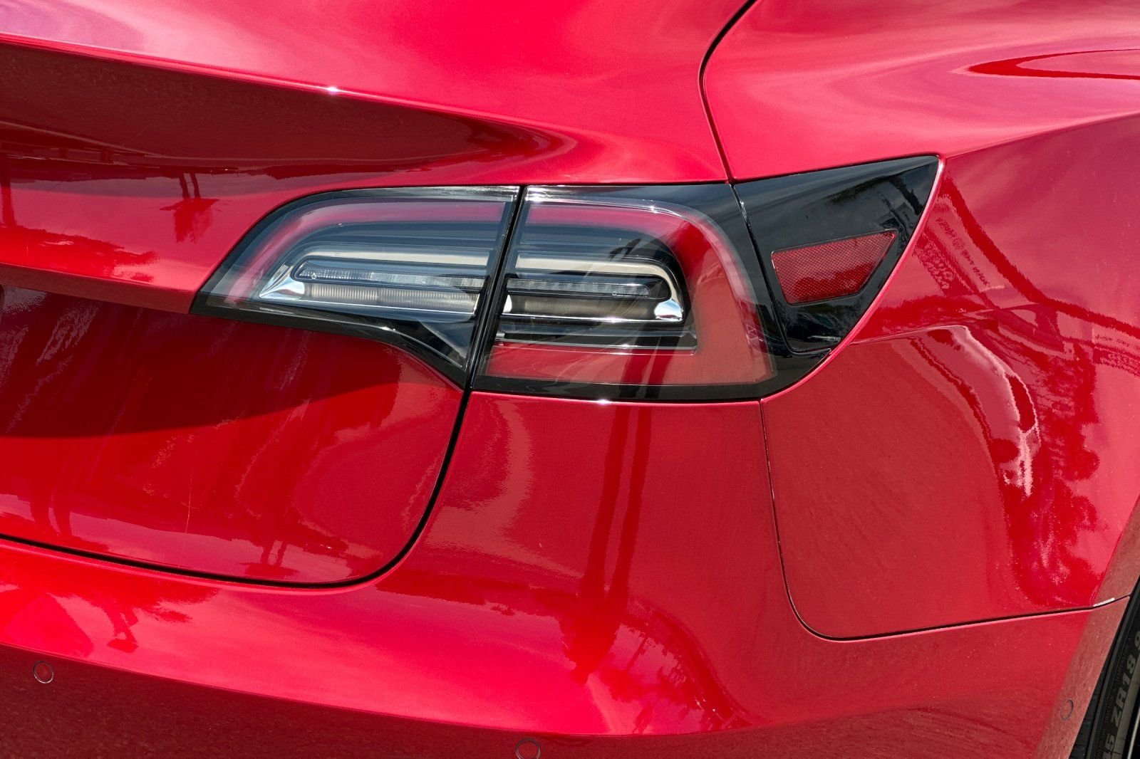 Used 2020 Red Multi-Coat Tesla Standard Range Plus image 24