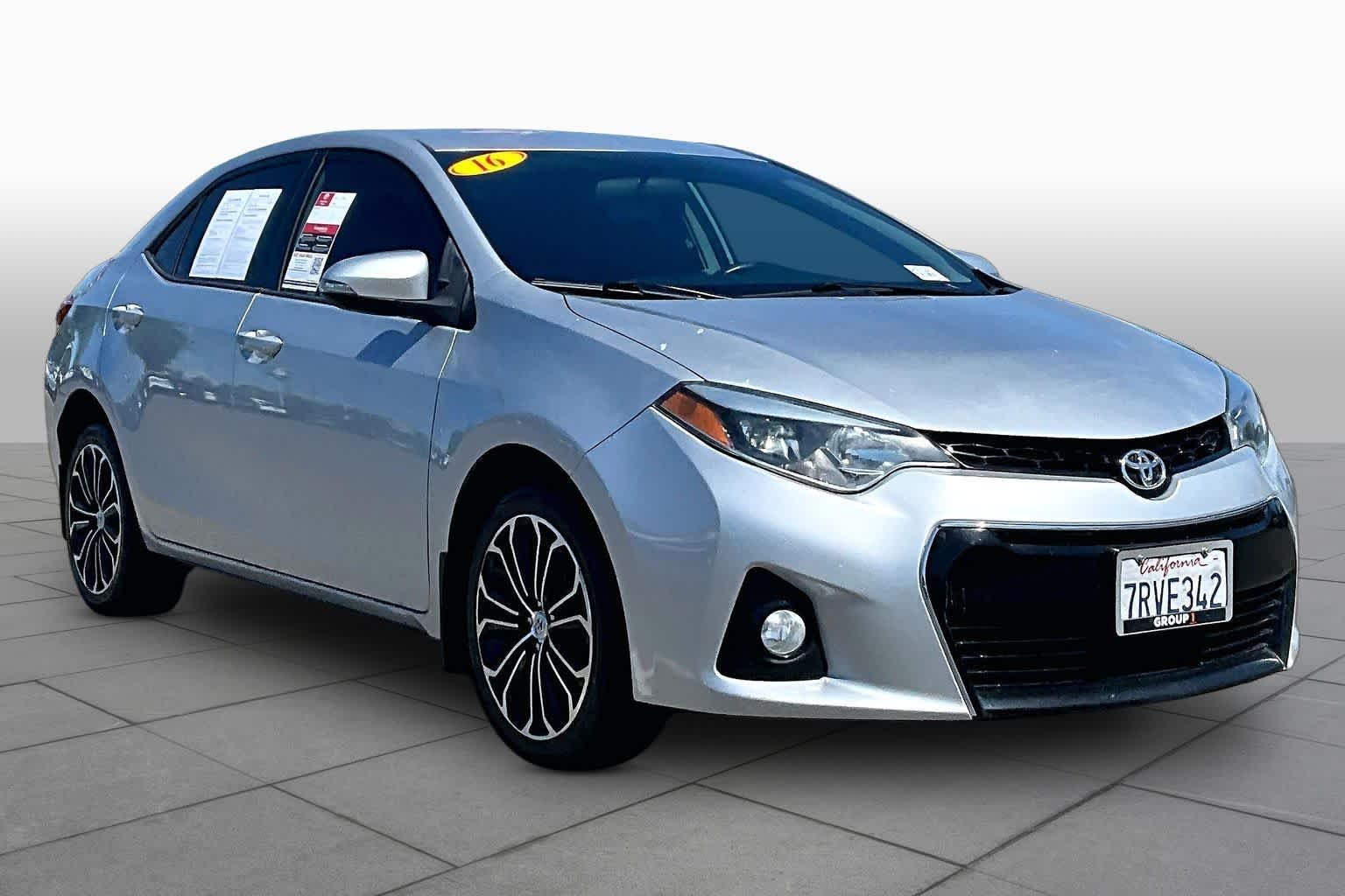 Used 2016 Toyota Corolla S Plus with VIN 5YFBURHEXGP427624 for sale in Folsom, CA