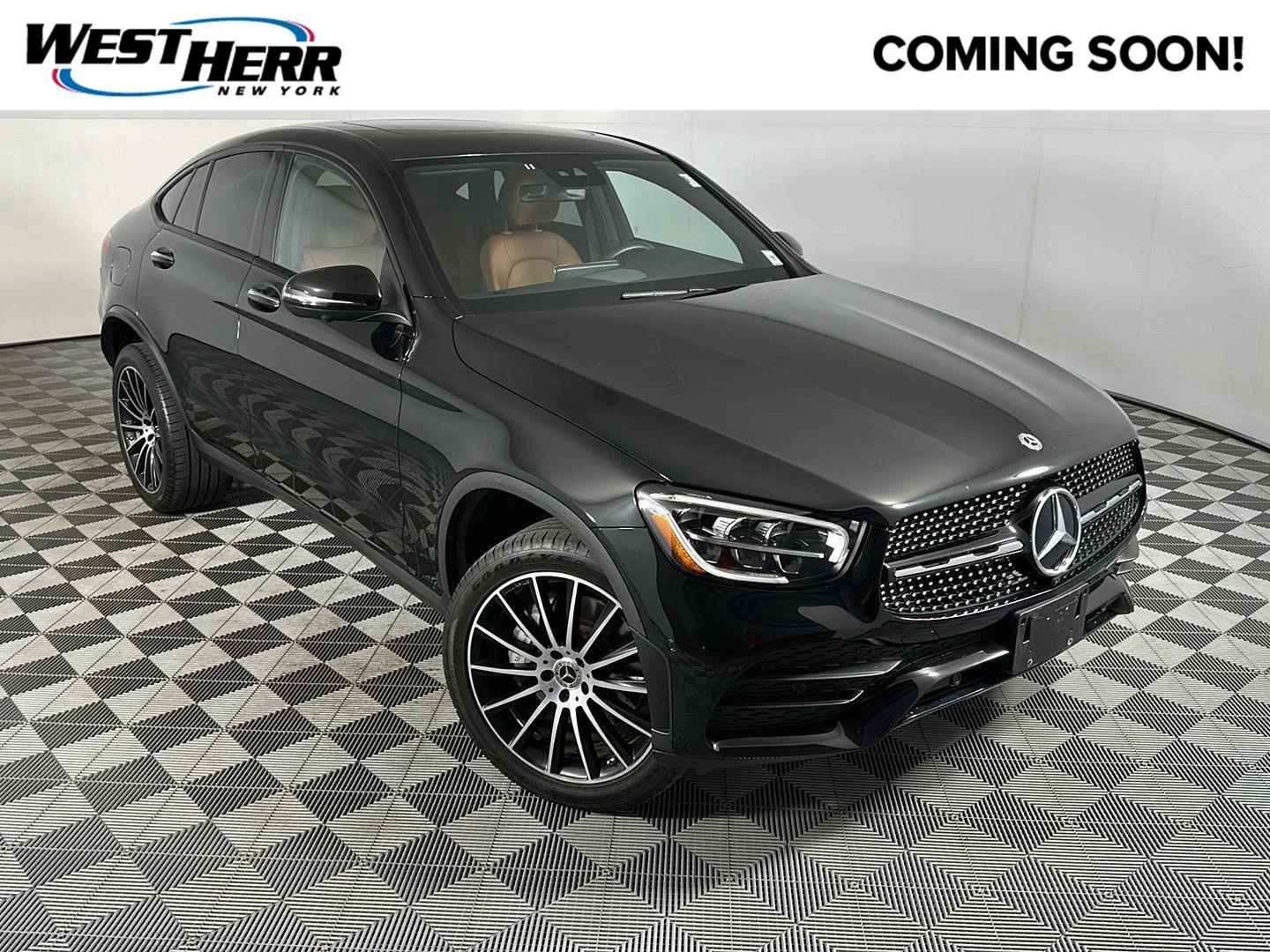 Used 2023 Obsidian Black Metallic Mercedes-Benz GLC 300 image 1