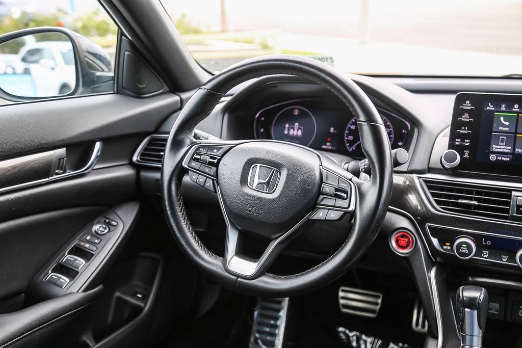 Used 2021 Platinum White Pearl Honda Sport image 15