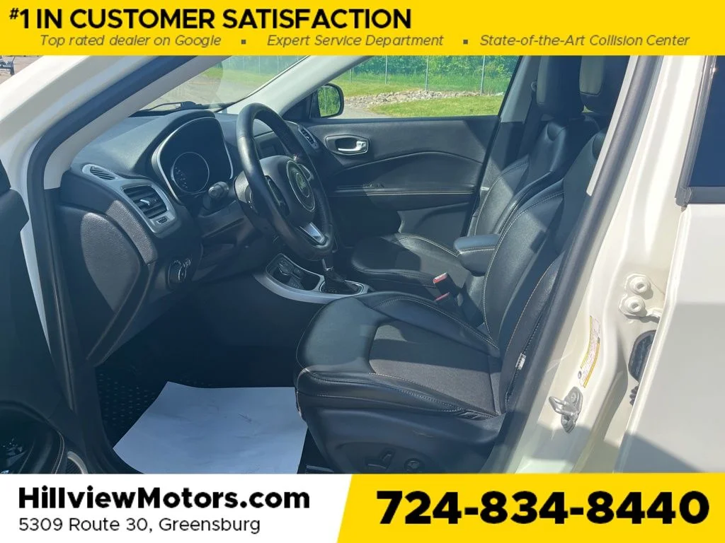 Used 2021 White Clearcoat Jeep Latitude image 15