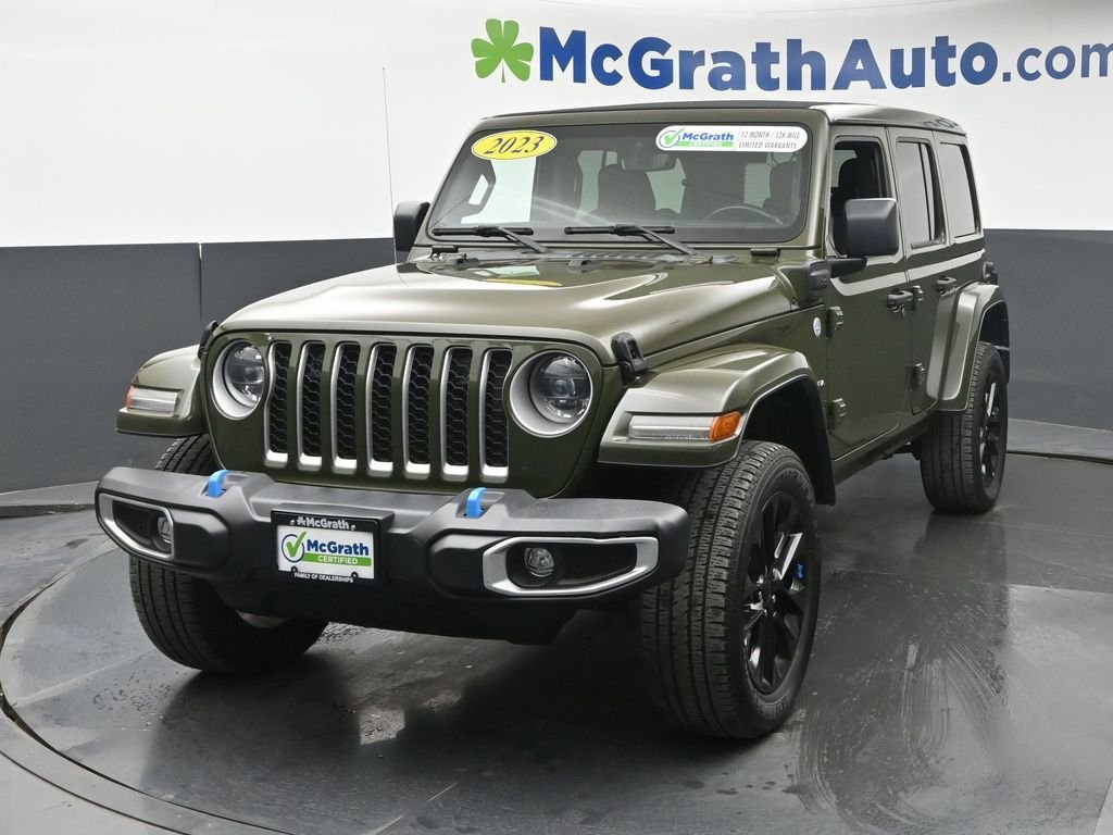 Used 2023 Green Jeep Sahara 4xe image 21