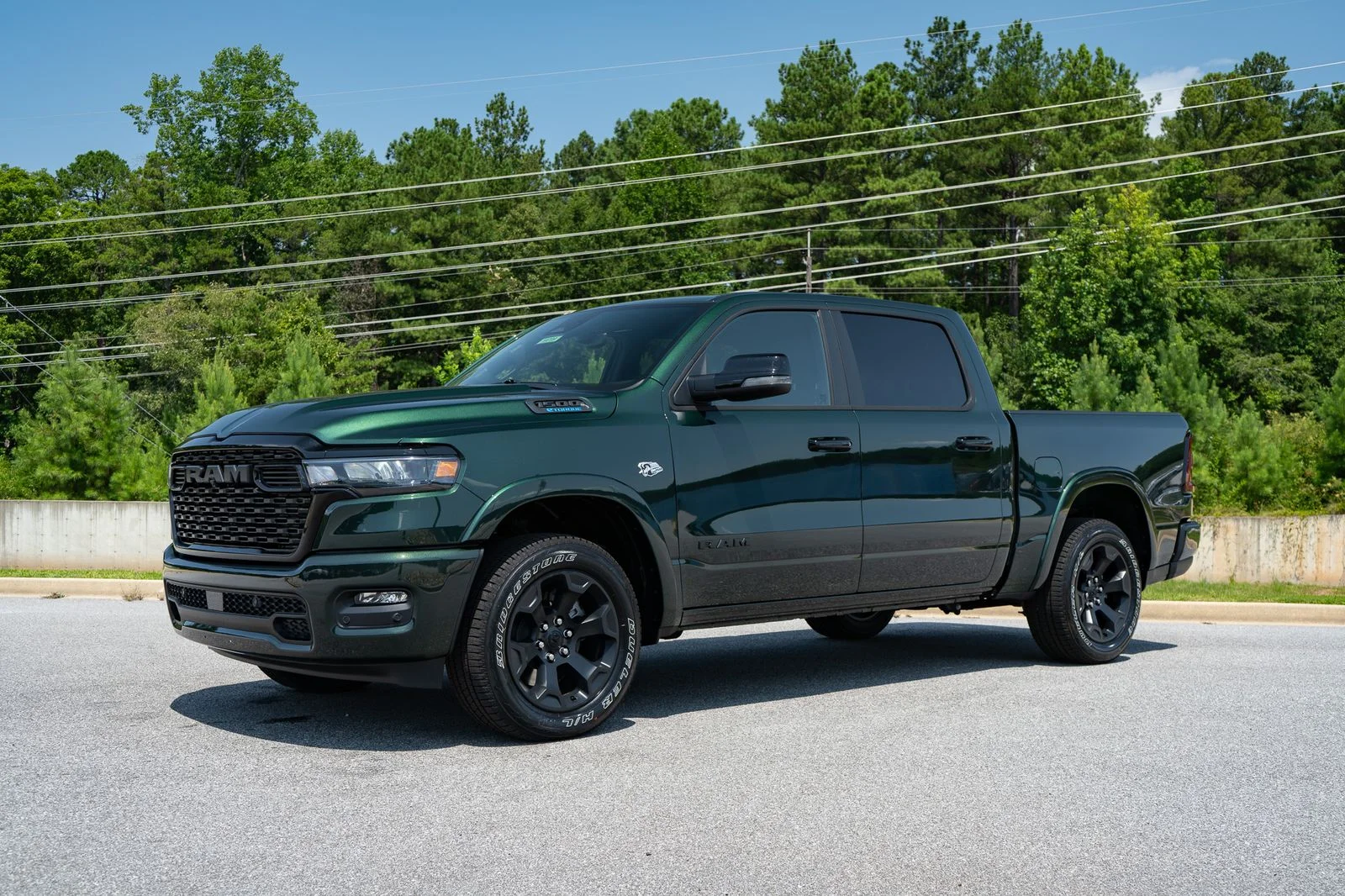 New 2026 Serrano-Green Metallic Exterior Paint RAM Big Horn/Lone Star image 3