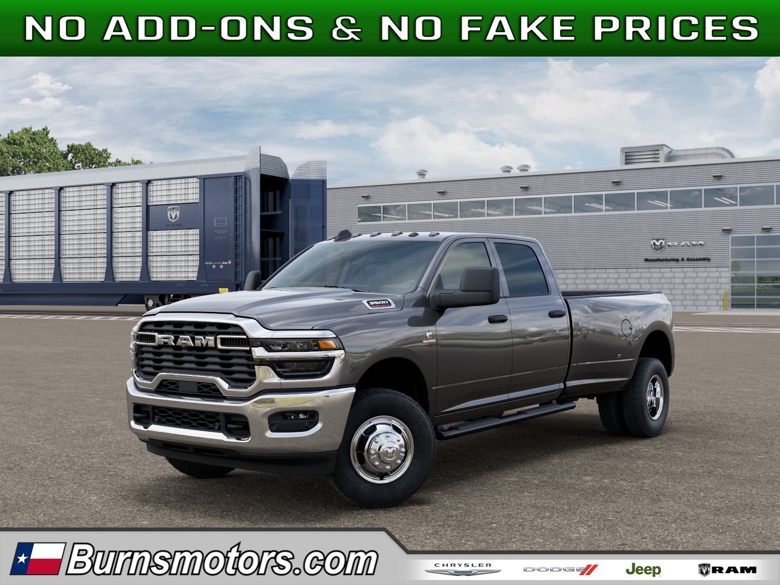 New 2026 Granite Crystal Metallic Clear-Coat Exterior Paint RAM Tradesman Dually image 1