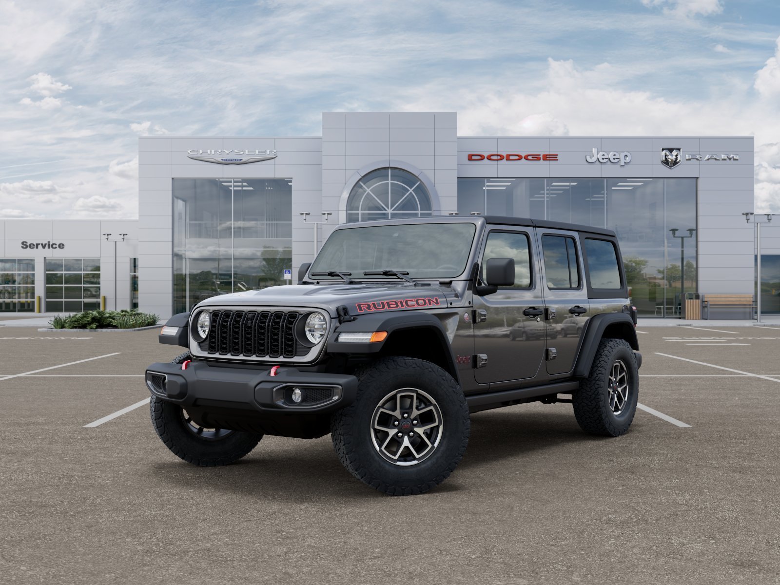 New 2026 Granite Crystal Metallic Clear-Coat Exterior Paint Jeep Rubicon image 33