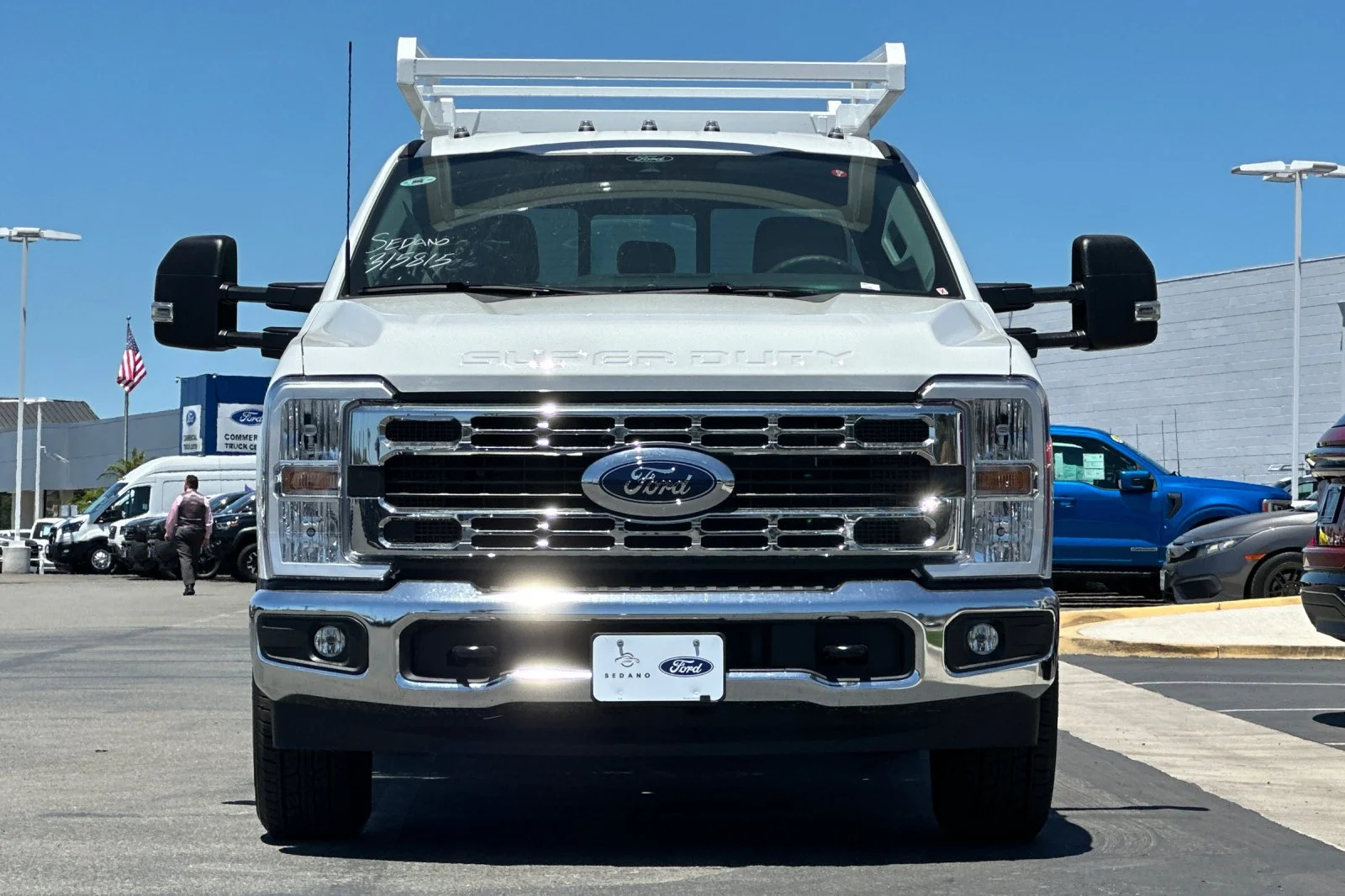 New 2026 White Ford F350 4X2S/CCCSR image 8