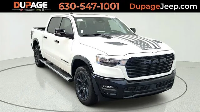 New 2026 Bright White Clear-Coat Exterior Paint RAM Laramie video 1