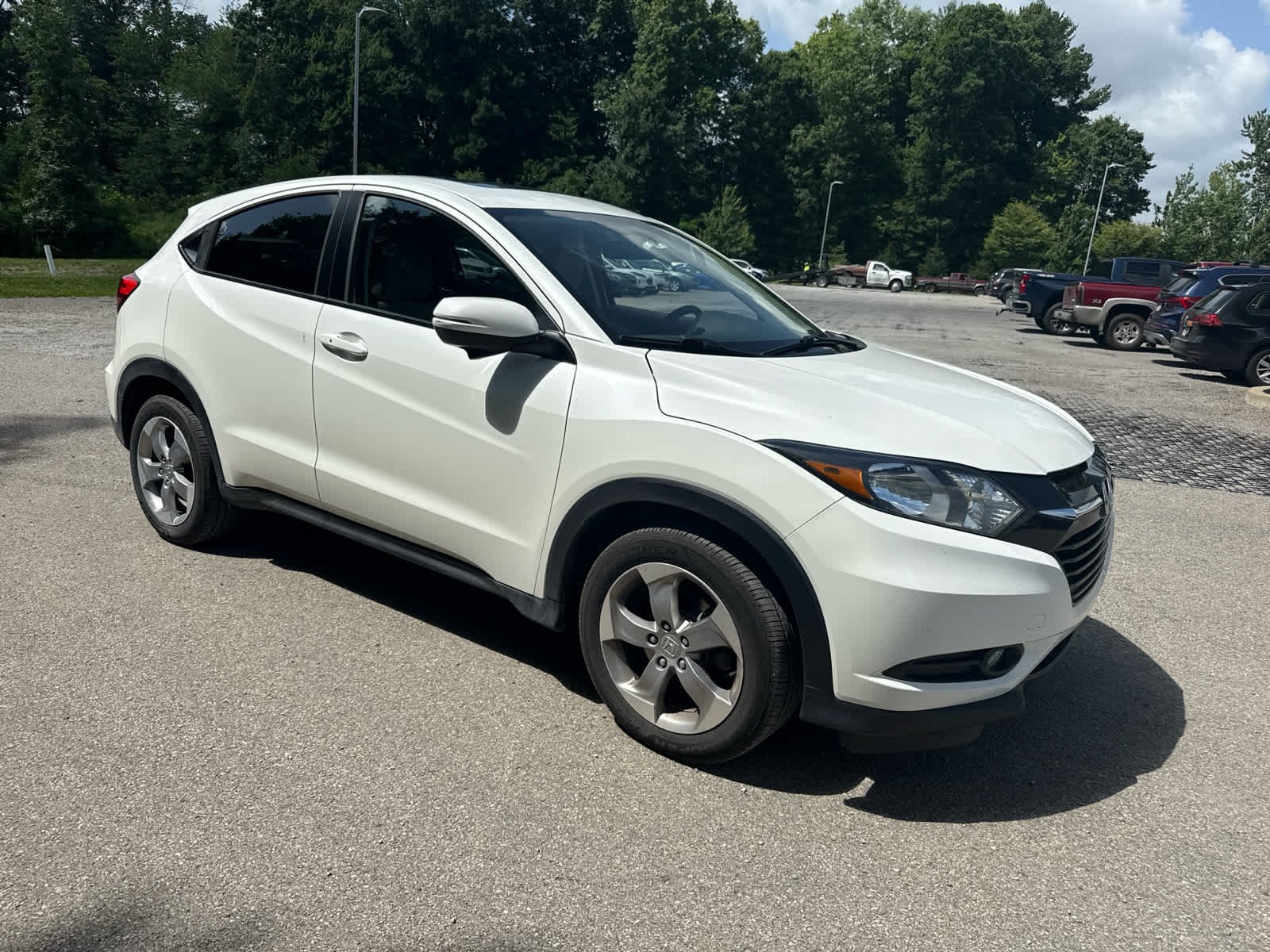 Used 2017 White Orchid Pearl Honda EX image 3