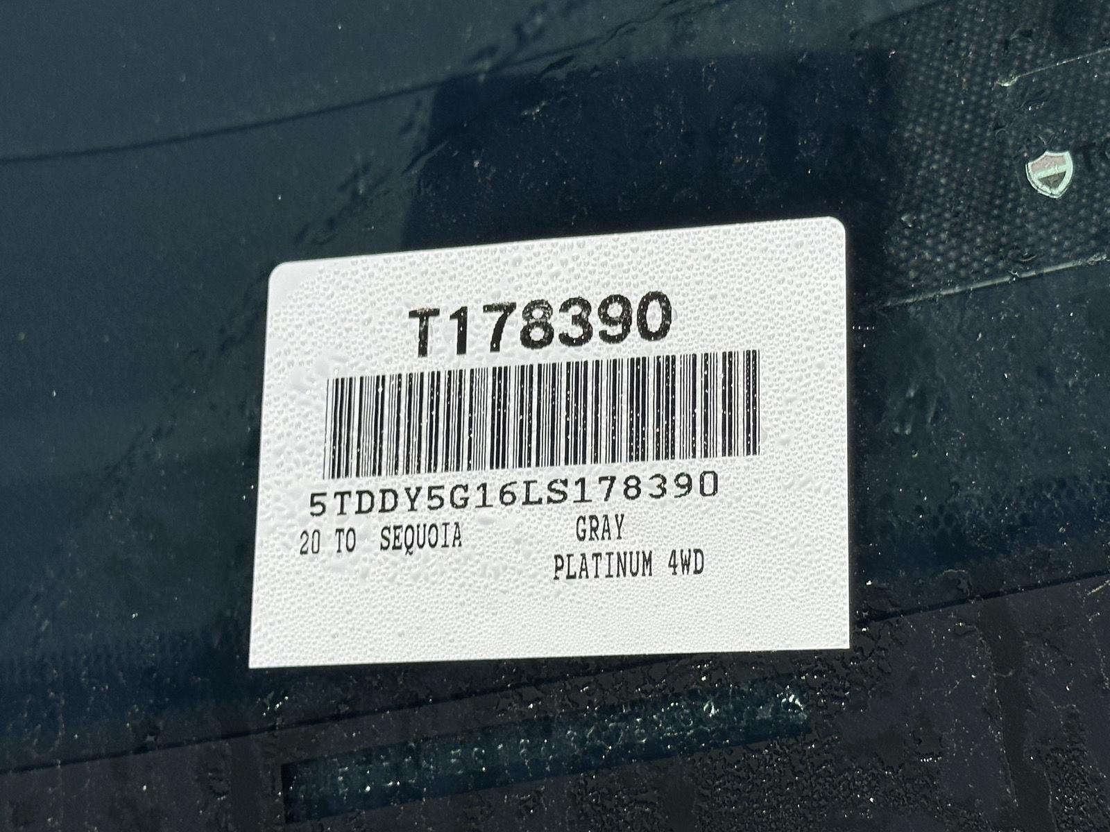 Certified Used 2020 Magnetic Gray Metallic Toyota Platinum image 14