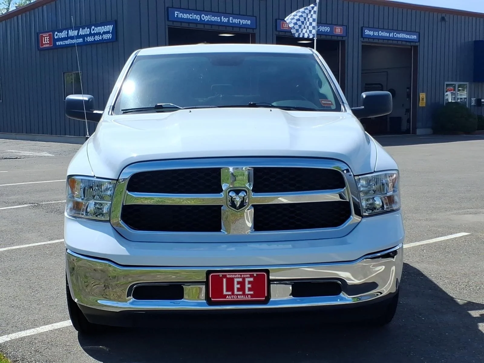 Used 2024 Bright White Clearcoat Ram SLT image 4