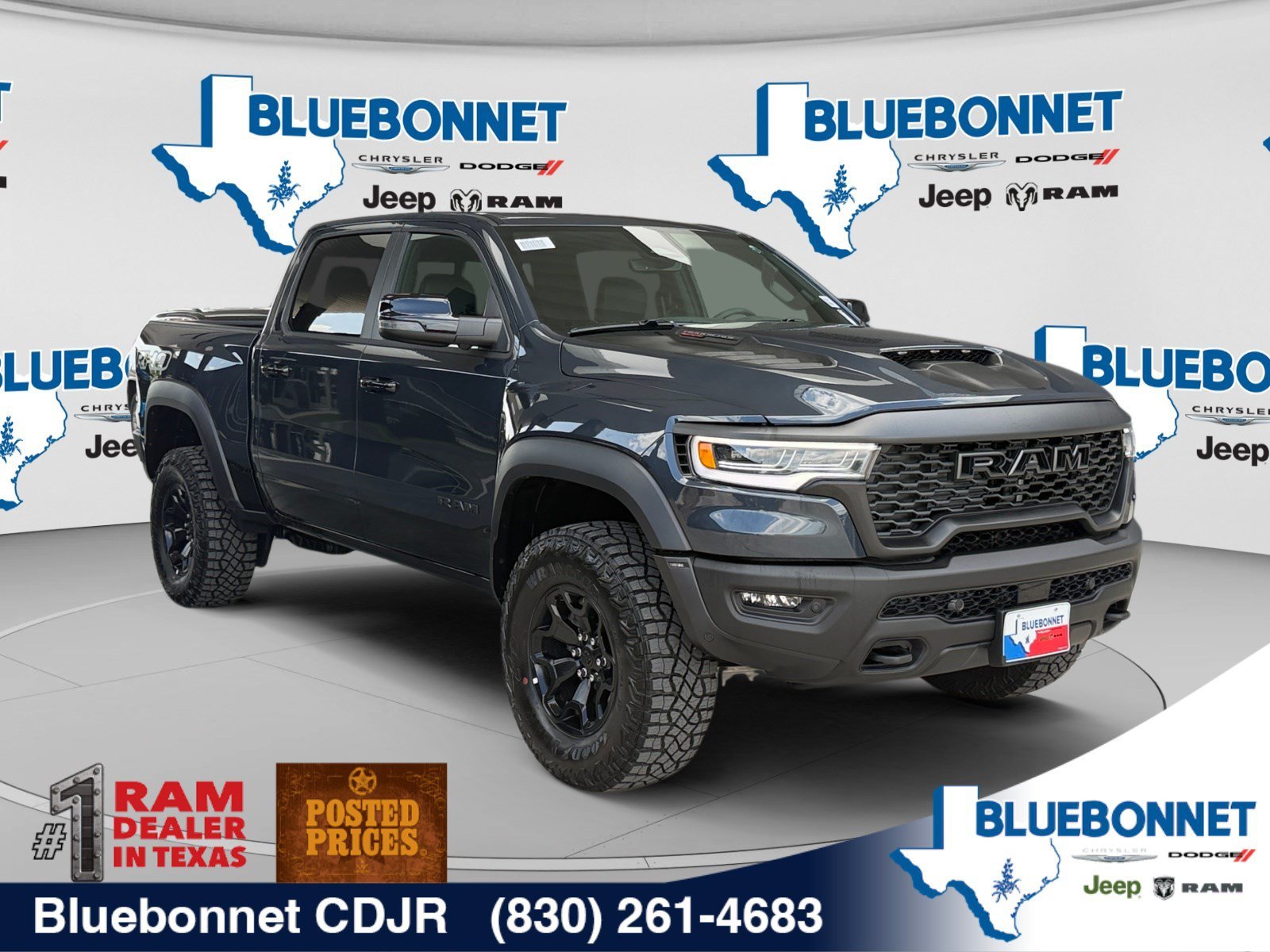 New 2026 Forged Blue Metallic Exterior Paint RAM RHO image 3