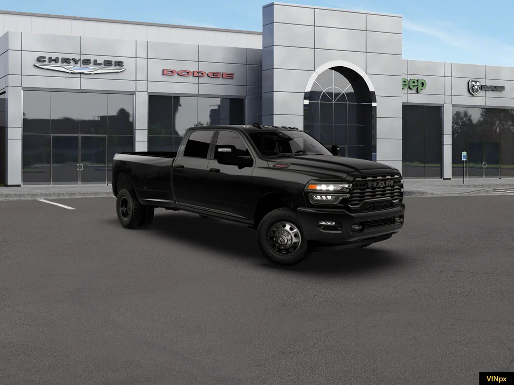 New 2026 Diamond Black Crystal Pearl-Coat Exterior Paint RAM Big Horn Night Edition image 10