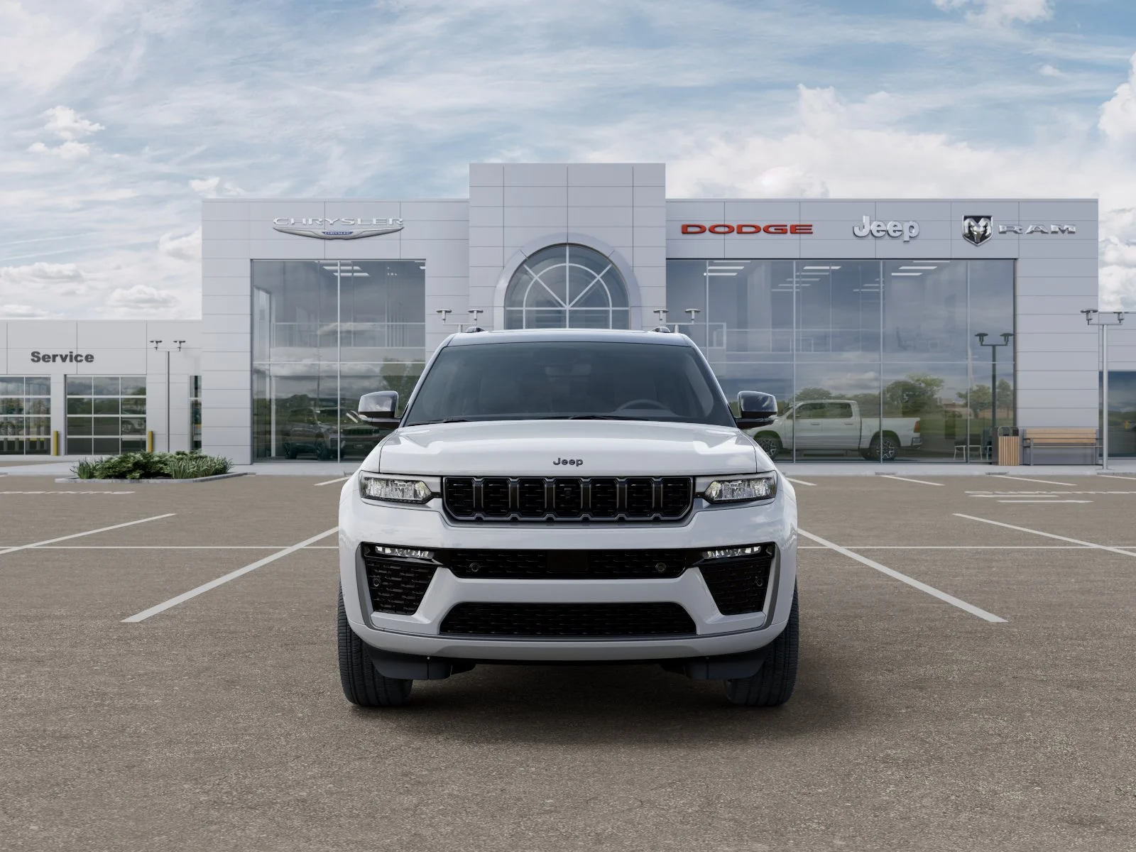 New 2026 Bright White Clear-Coat Exterior Paint Jeep Summit image 34