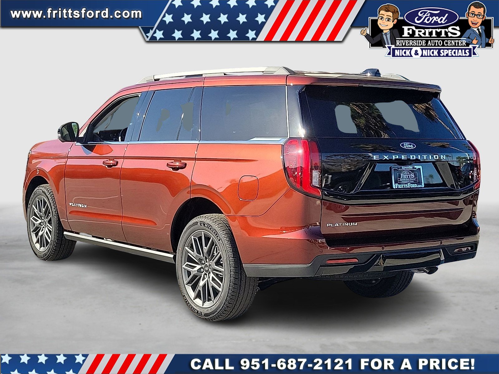 New 2027 Bronze Fire Metallic Tinted Clearcoat Ford Platinum image 2