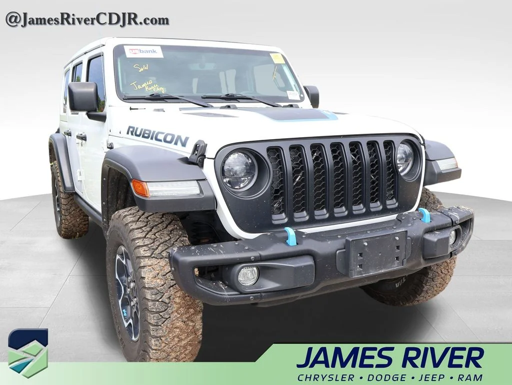 Used 2023 White Jeep Rubicon 4xe image 8