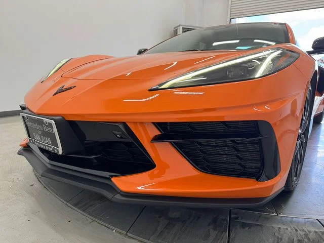Used 2024 Amplify Orange Tintcoat Chevrolet Stingray image 35