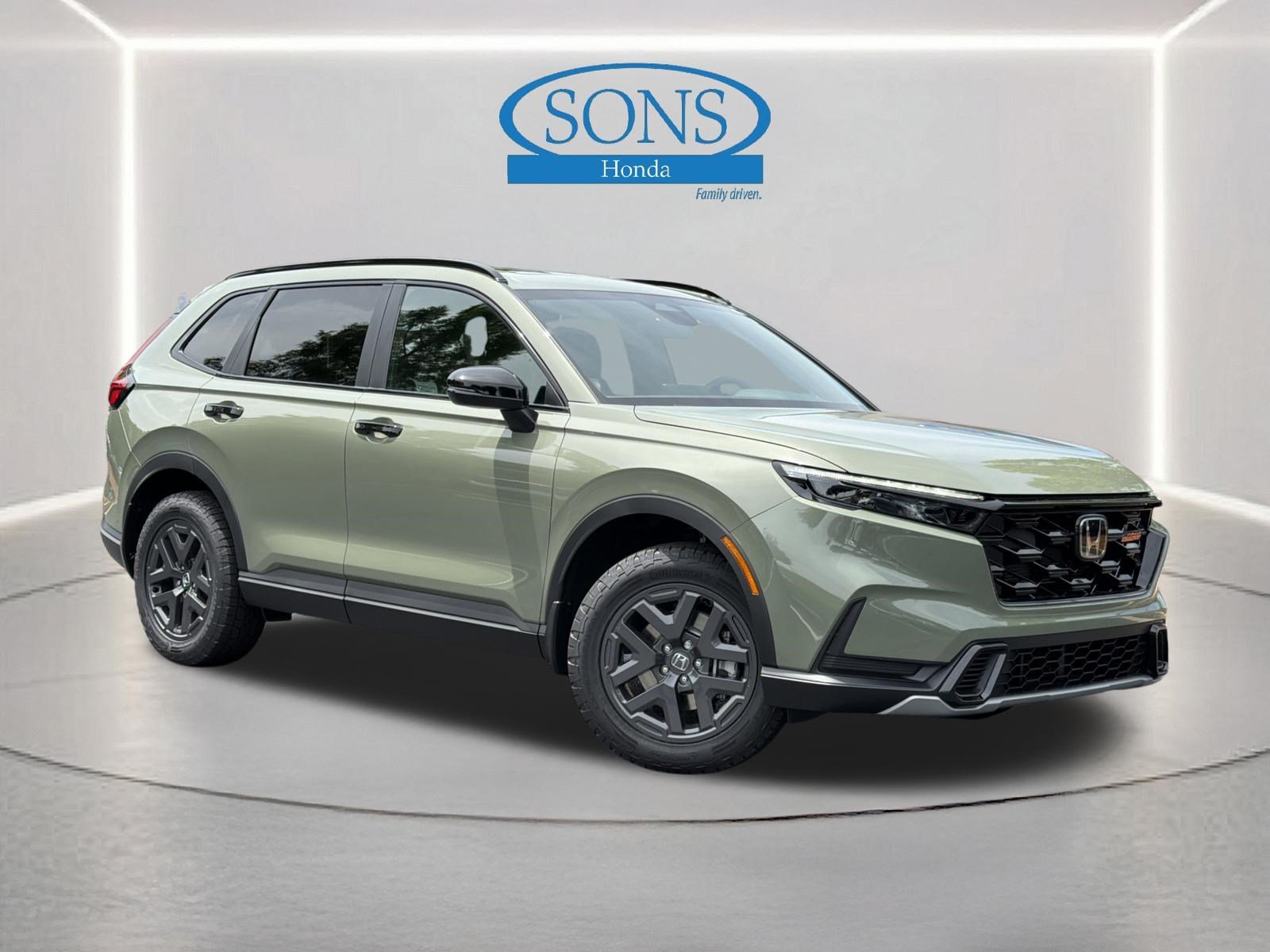 New 2026 Ash Green Metallic Honda TrailSport image 2