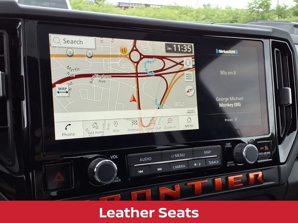 Used 2025 Afterburn Orange Nissan PRO-4X premium W/LEATHER, SUNROOF & ONLY 5k MILES! image 13