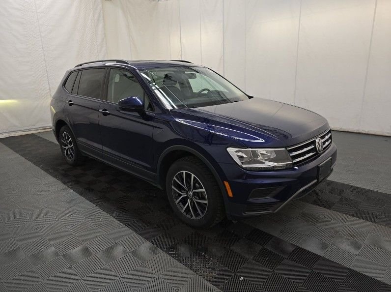 Used 2021 Atlantic Blue Metallic Volkswagen 2.0T S image 1