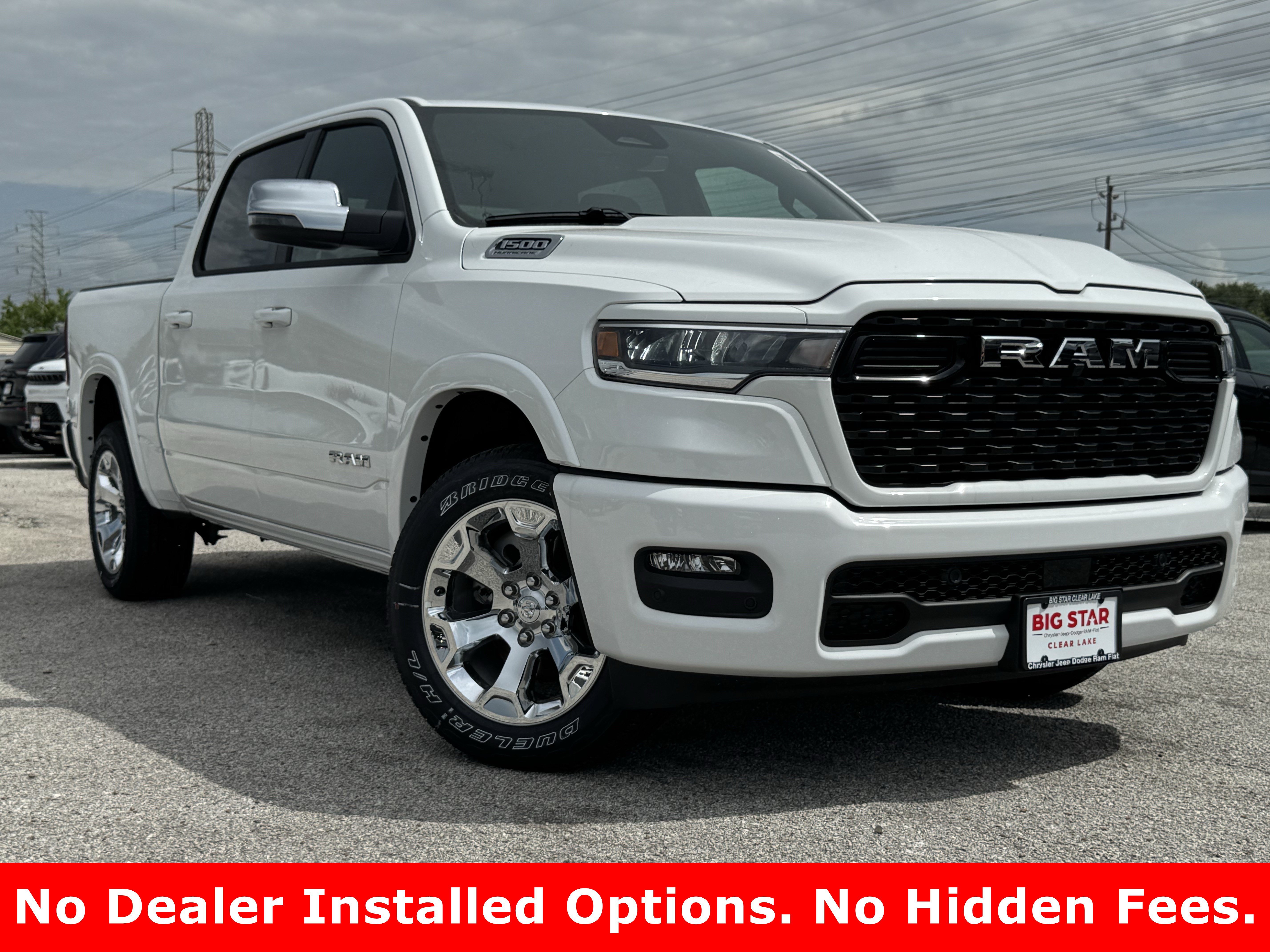 New 2026 Bright White Clear-Coat Exterior Paint RAM Lone Star image 2