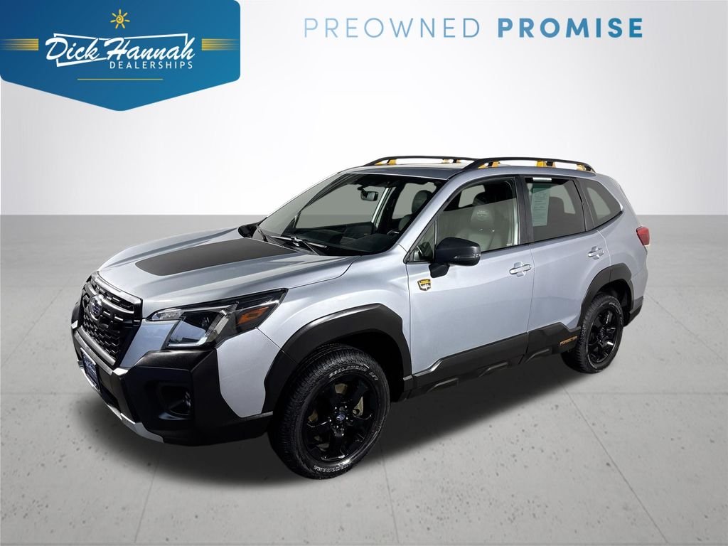 Used 2022 Ice Silver Metallic Subaru Wilderness image 1