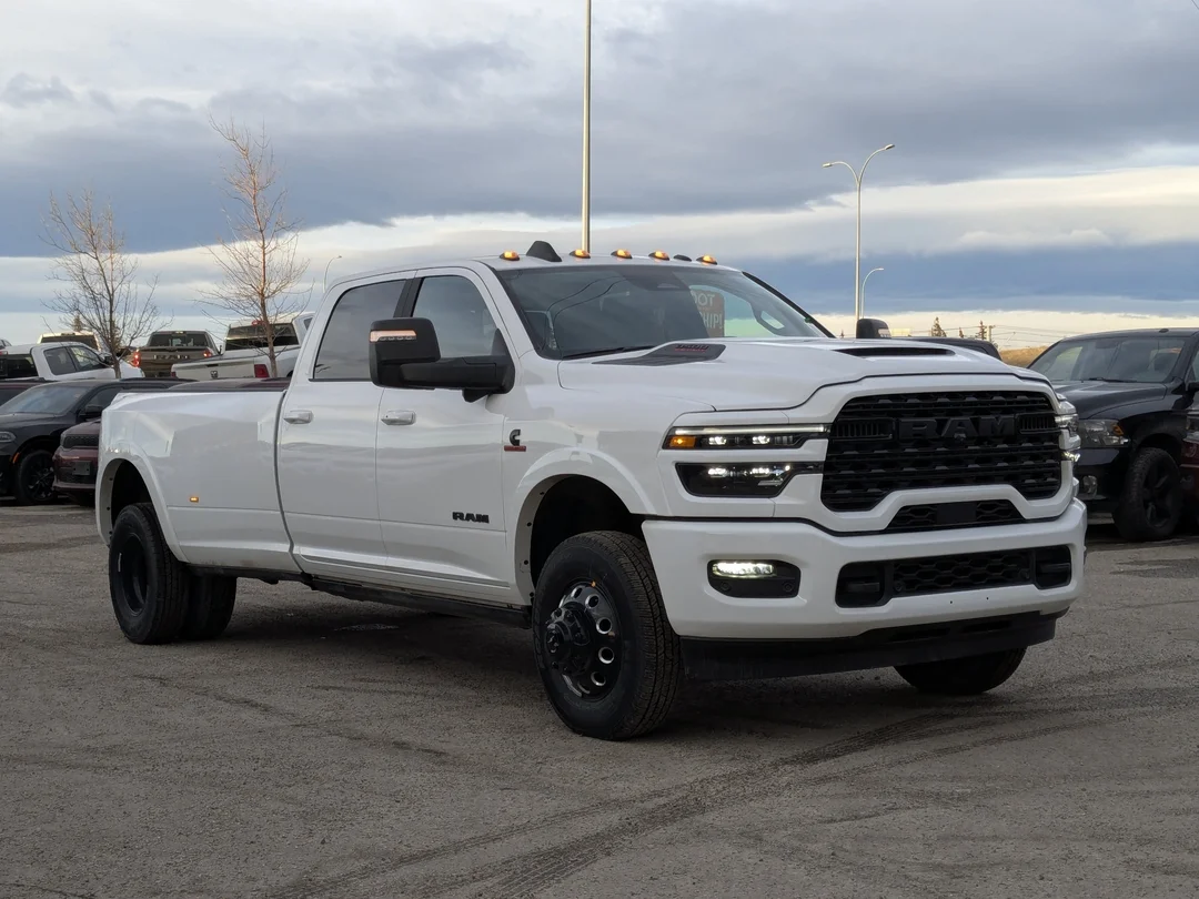 New 2026 White RAM Limited - - Dually Max Tow Grp - Night Edition - Power Sunroof & More! image 2