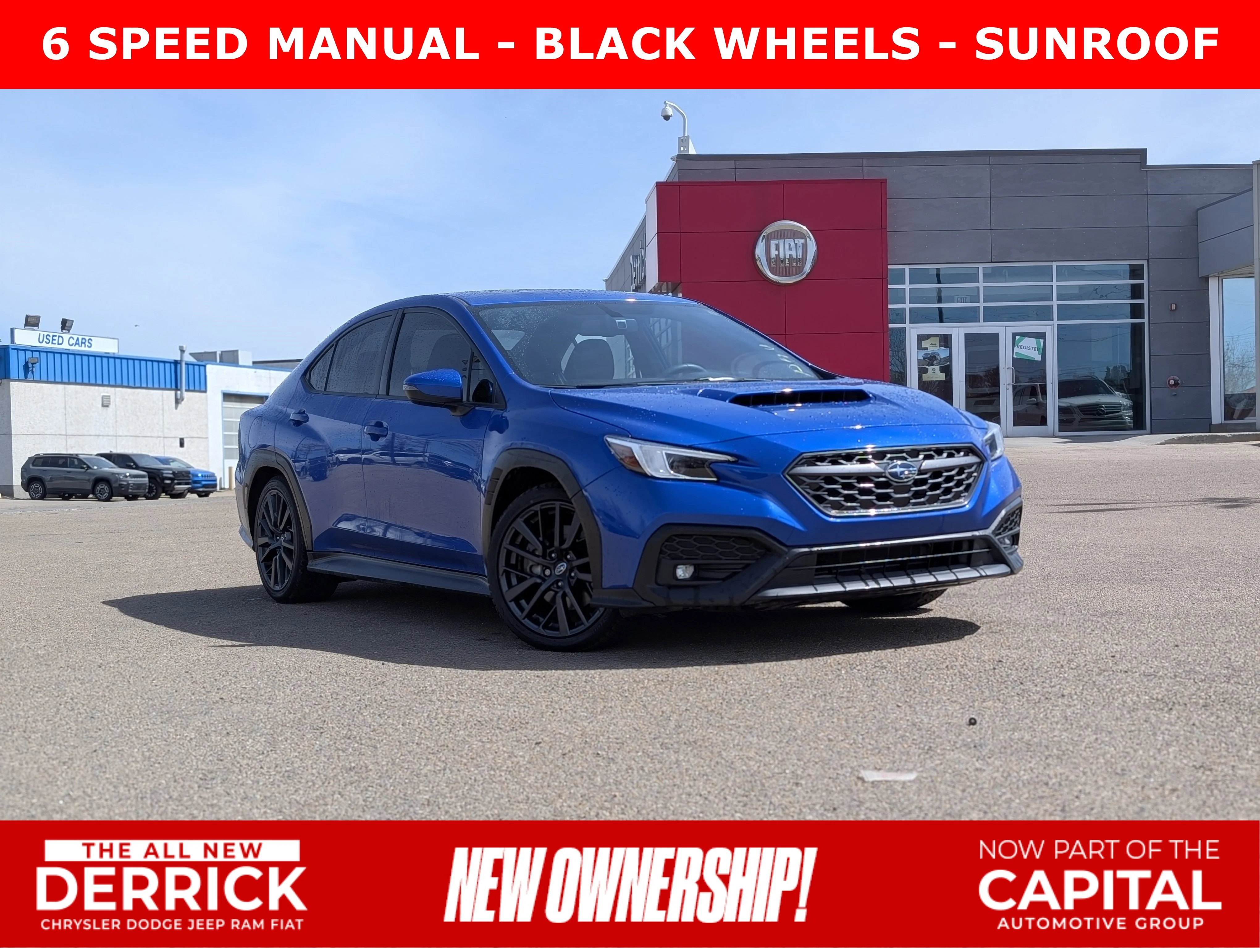 Used 2023 WR Blue Pearl Subaru Sport-tech image 1