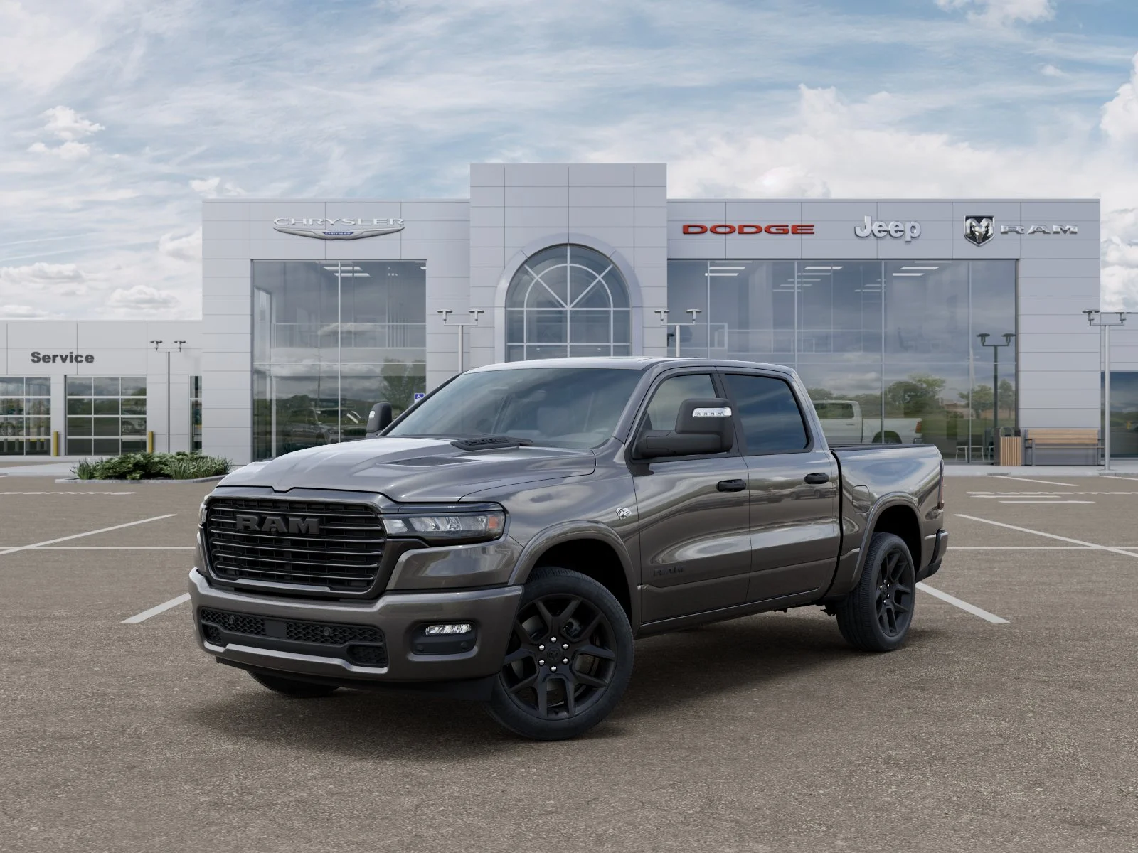 New 2026 Granite Crystal Metallic Clear-Coat Exterior Paint RAM Laramie image 29