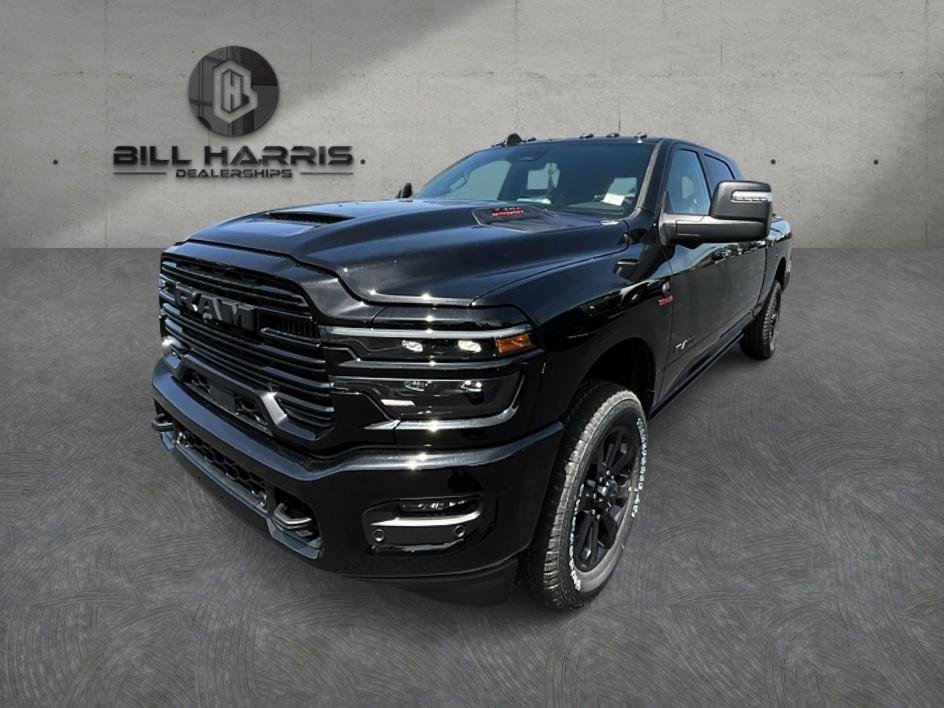 New 2026 Diamond Black Crystal Pearl-Coat Exterior Paint RAM Laramie image 1