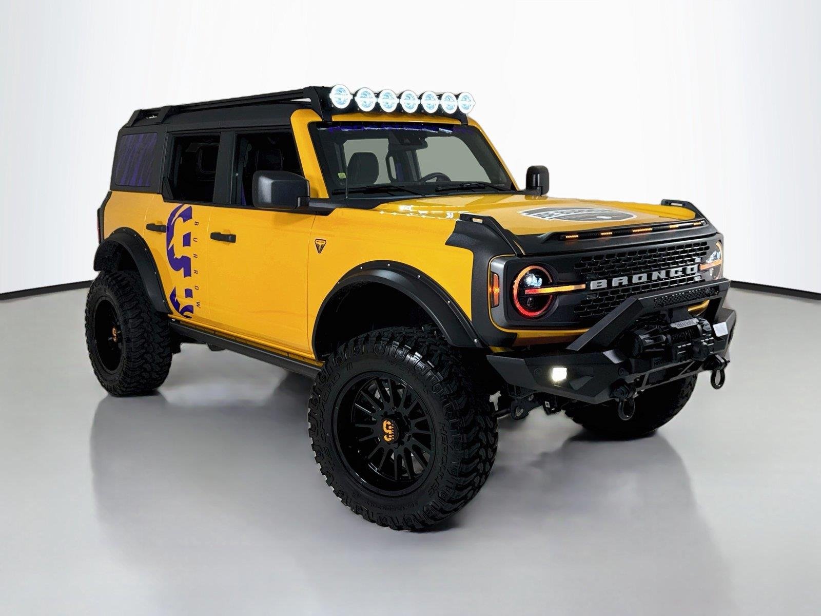 Used 2022 Cyber Orange Metallic Tricoat Ford Badlands | Custom Build for Joe Burrow Foundation image 42