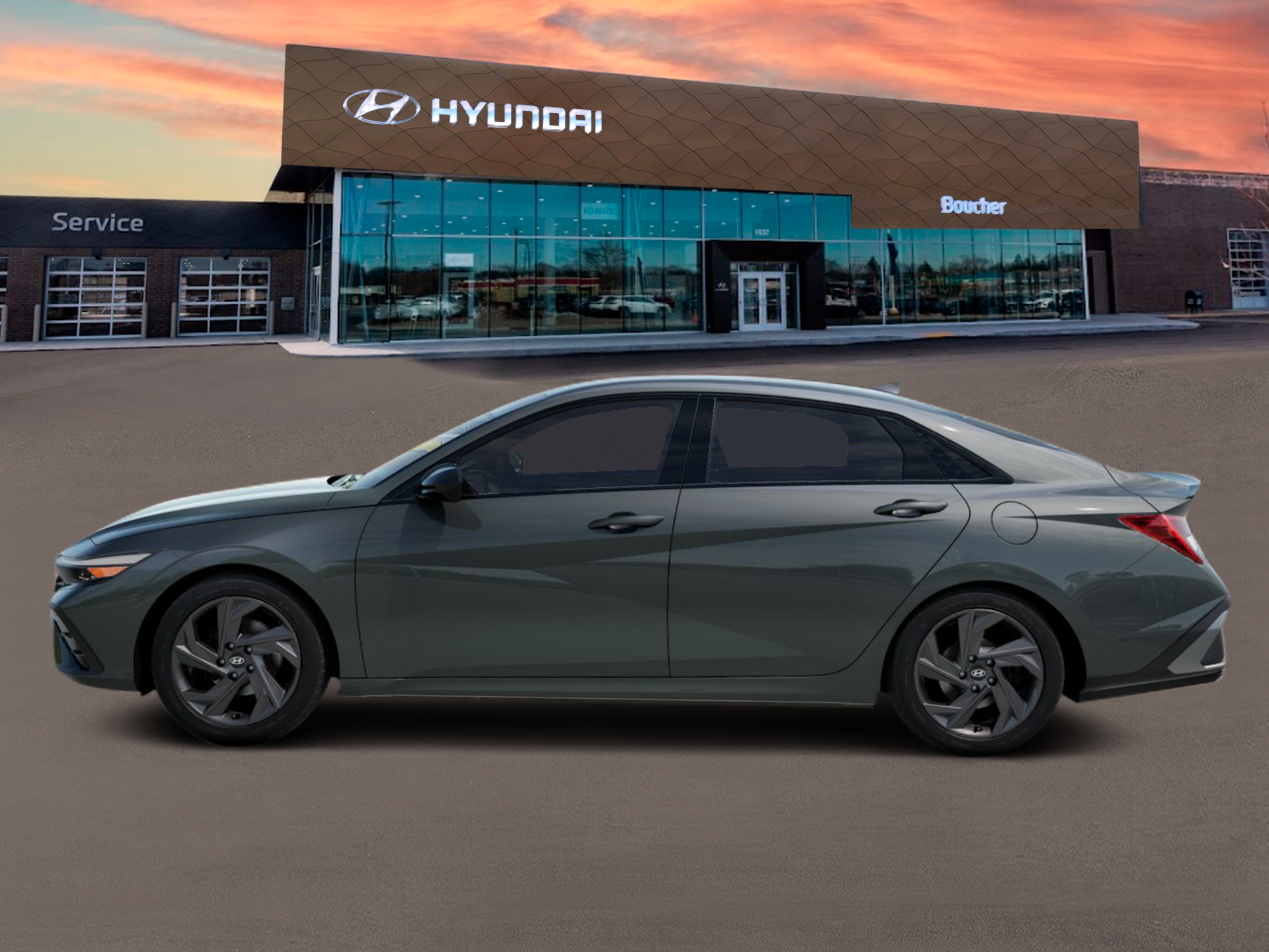 New 2026 Amazon Gray Hyundai SEL Sport Plus image 3