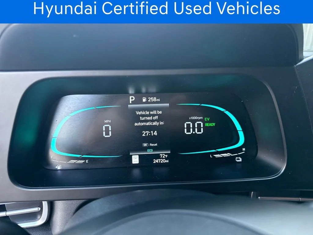 Certified Pre-Owned 2025 Hyundai Elantra Hybrid Blue