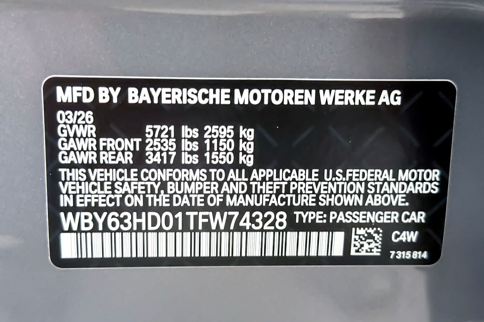 New 2026 Skyscraper Grey Metallic BMW eDrive40 image 26