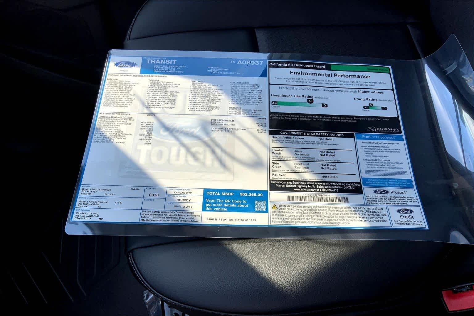 New 2026 Oxford White Ford Cargo Van image 19