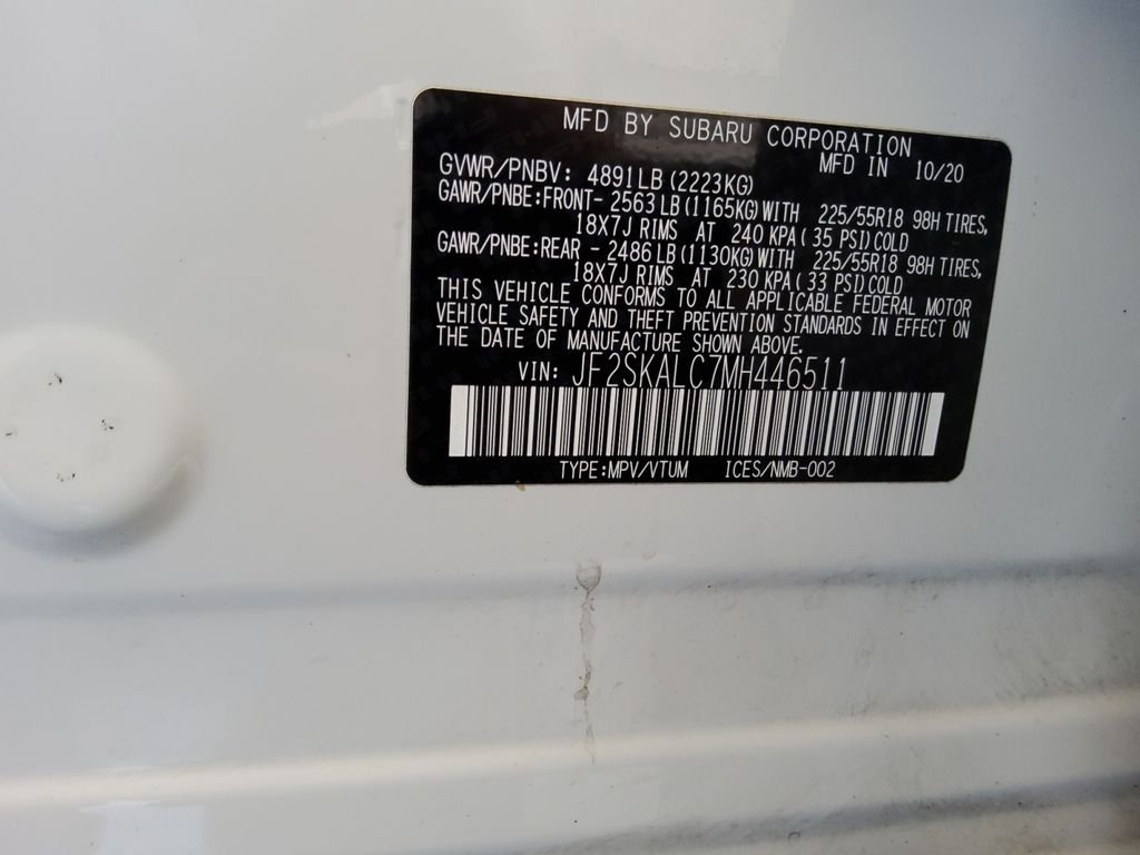 Used 2021 White Subaru Sport image 20