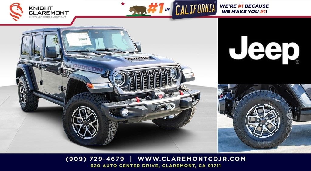 New 2026 Crystal Metallic Jeep Rubicon image 1