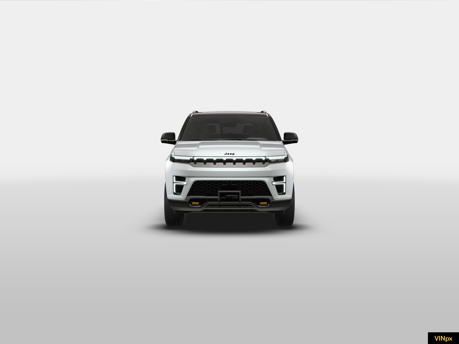 New 2026 Bright White Clear-Coat Exterior Paint Jeep Grand Wagoneer image 12