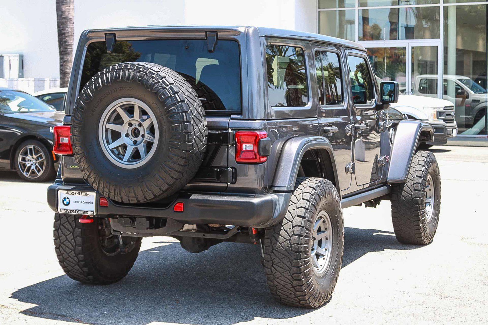 Used 2021 Granite Crystal Metallic Clearcoat Jeep Unlimited Rubicon image 6