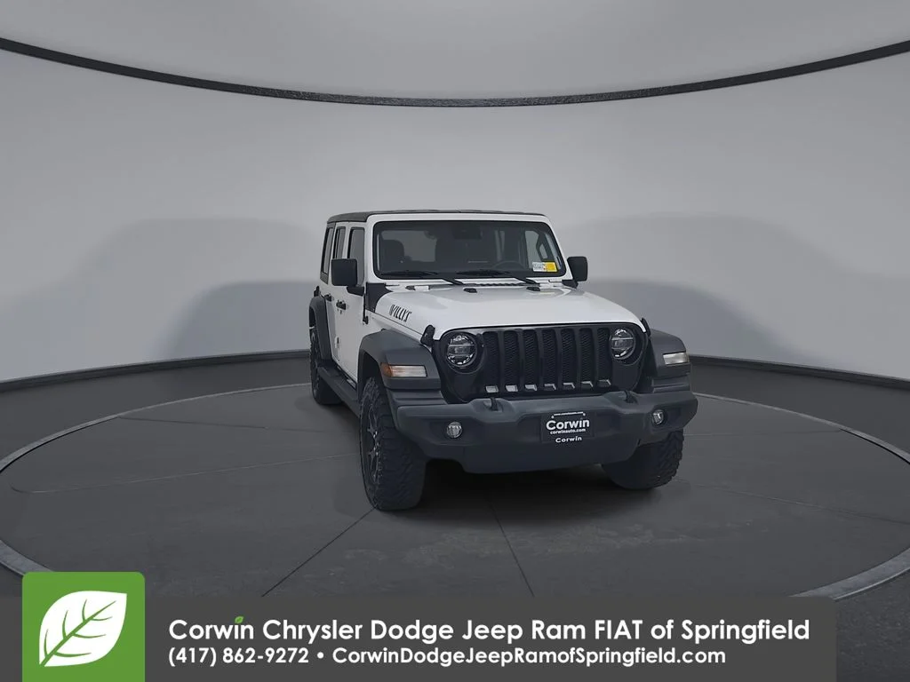 Certified Used 2020 White Jeep Unlimited Sport image 3