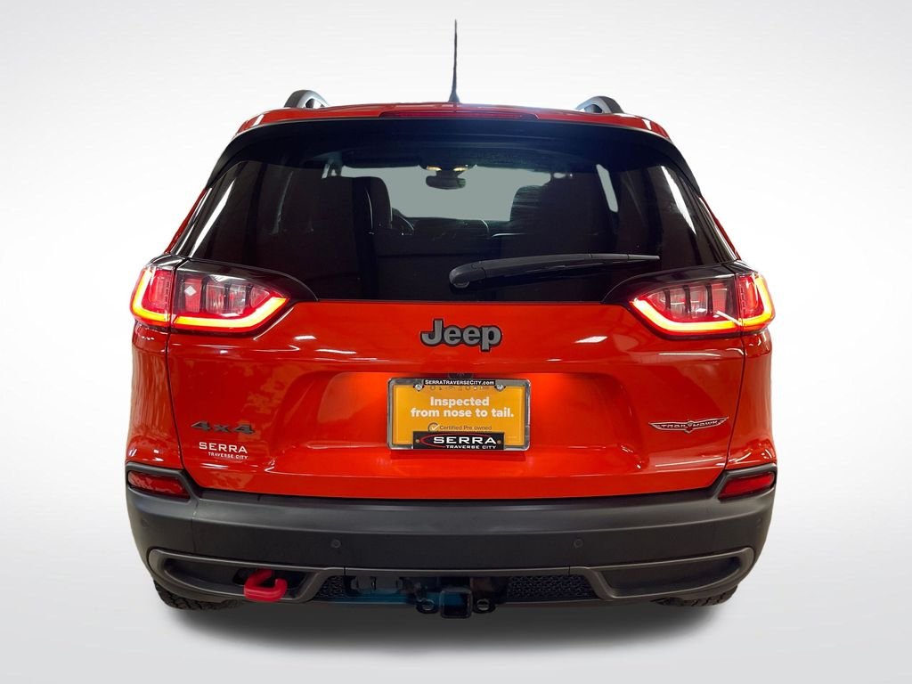 Certified Used 2021 Orange Jeep Trailhawk image 4