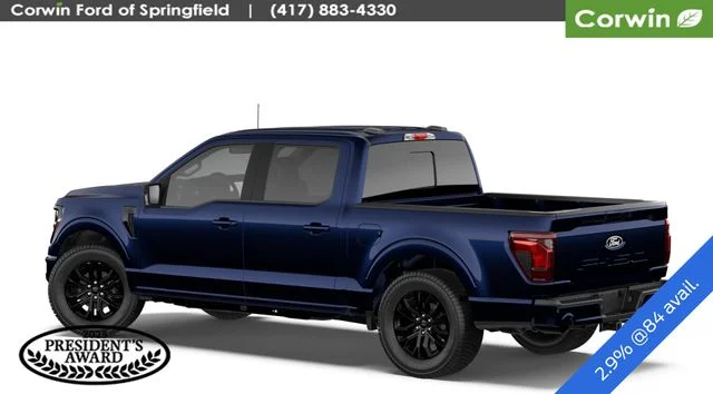 New 2026 Antimatter Blue Metallic Ford XLT image 2