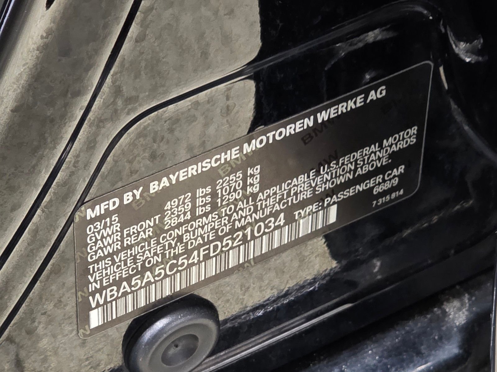 Used 2015 Jet Black BMW 528i image 34